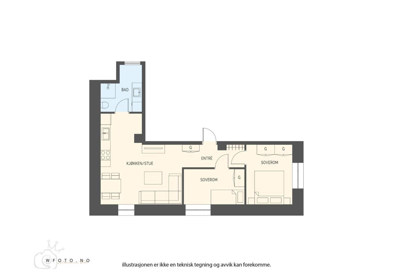 Brand New Apartment For Up To Six People Берген Екстер'єр фото